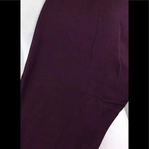 Lularoe Solid Eggplant Purple Leggings TC2